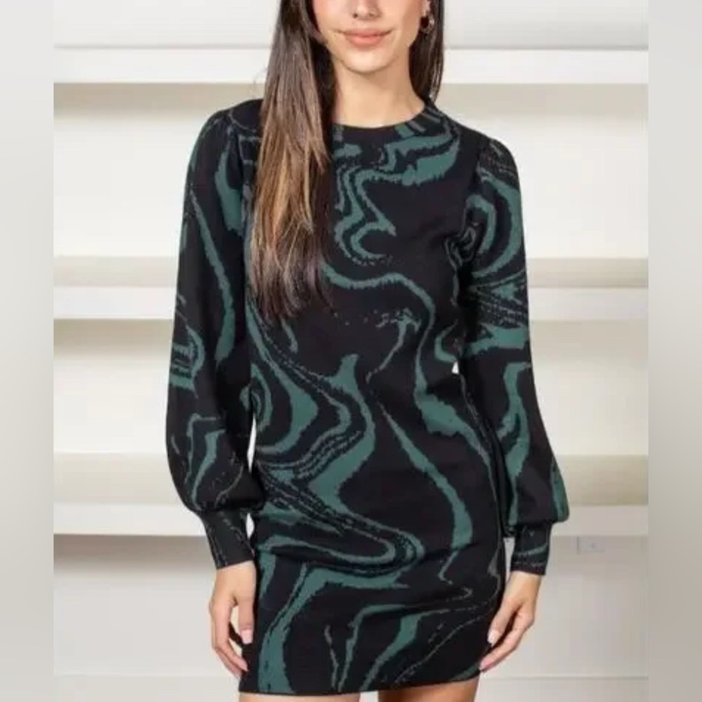 LUCYPARIS Riva Sweater Dress